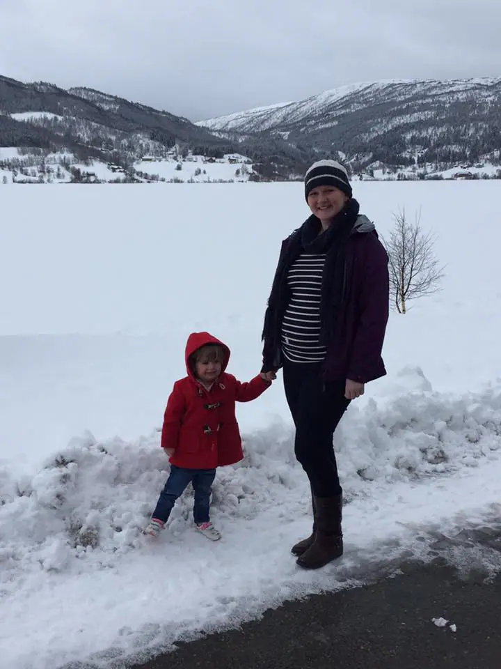 A very cold and icy holiday to Nowrway with kids (well child and bump!)