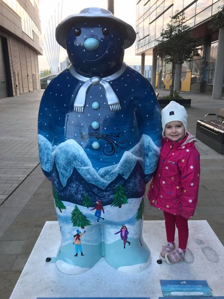 Walking with the Snowmen Sculpture Trail, Media City Manchester