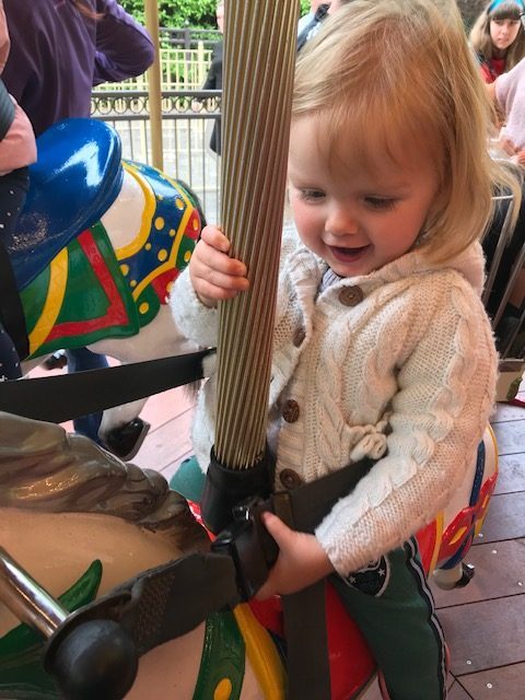 baby on Desert Chase in Legoland