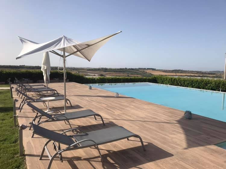 Swimming pool at our villa in South East Sicily