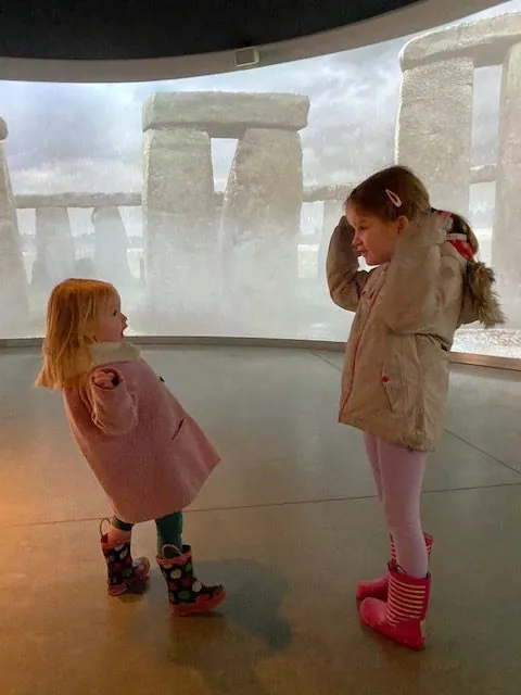 The interactive visitor centre at Stonehenge