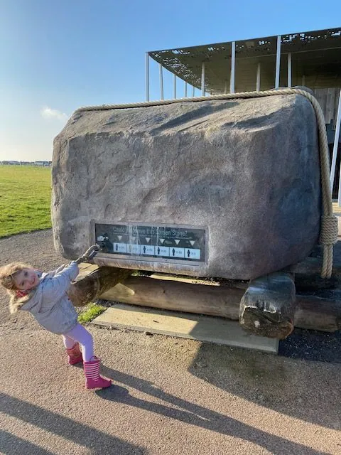 The weight of the stones at Stonehenge is huge!