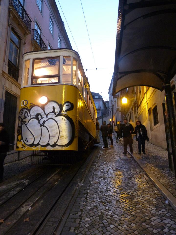 tram in lisbon