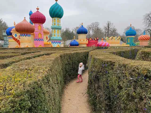 the hedge maze at longleat