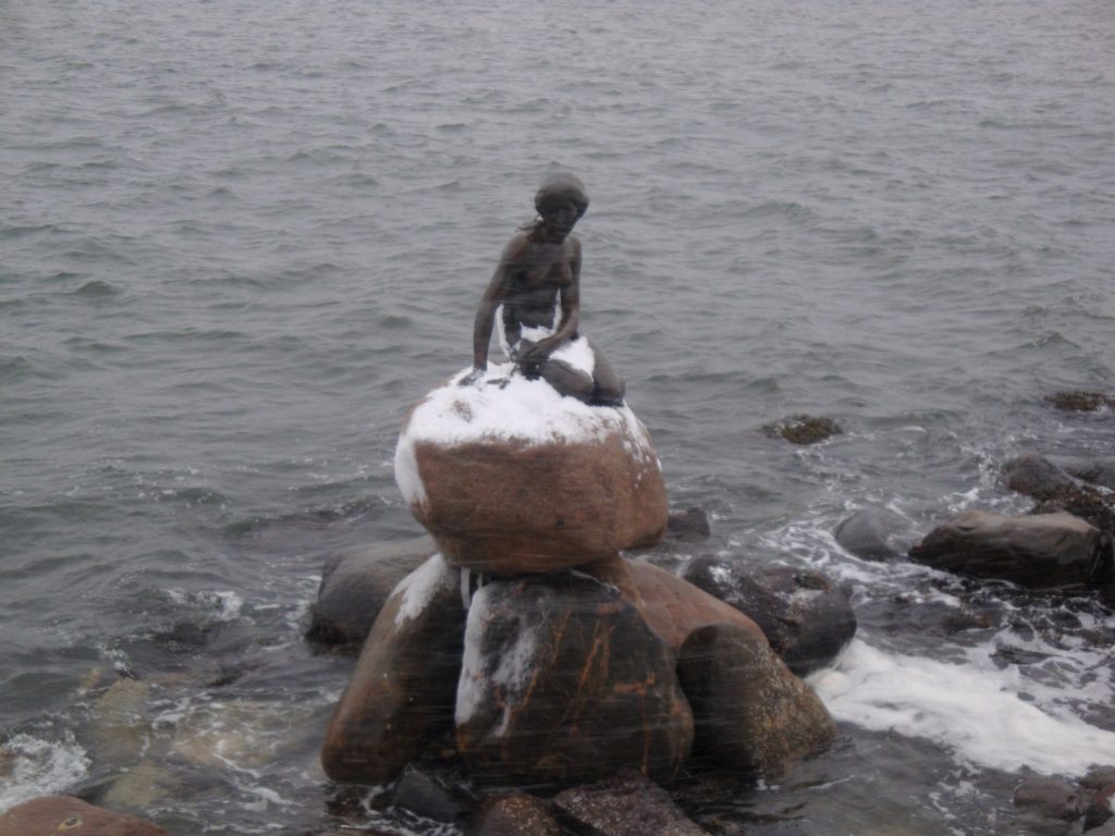 The little mermaid in Copenhagen