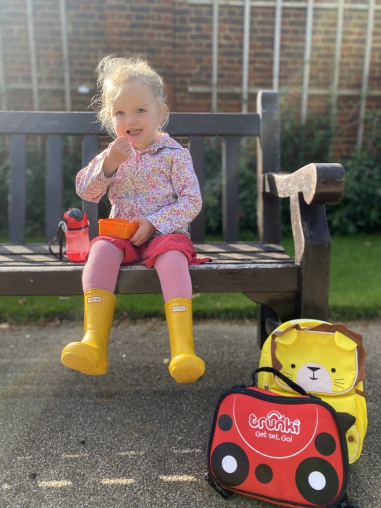 trunki products with girl eating