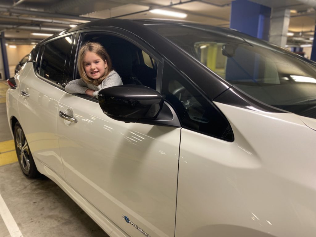 girl in car 