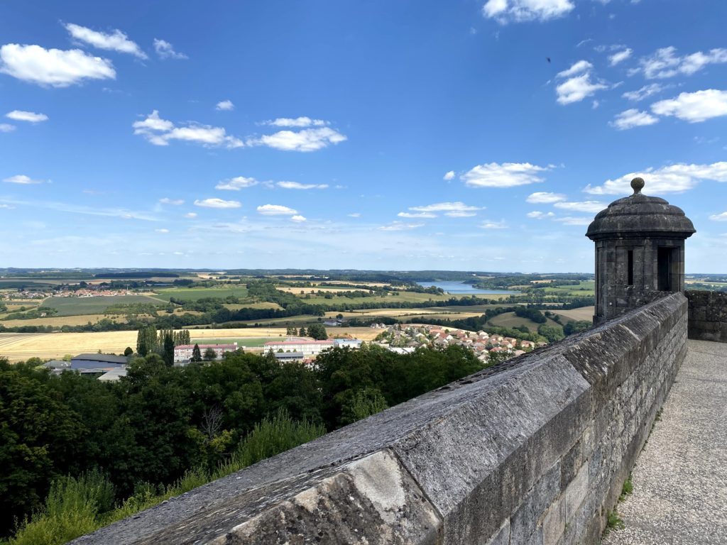 view from walls of langres