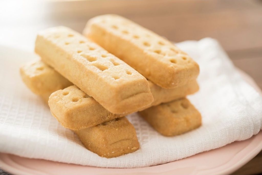 shortbread in a pile