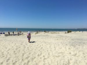 girl on beach