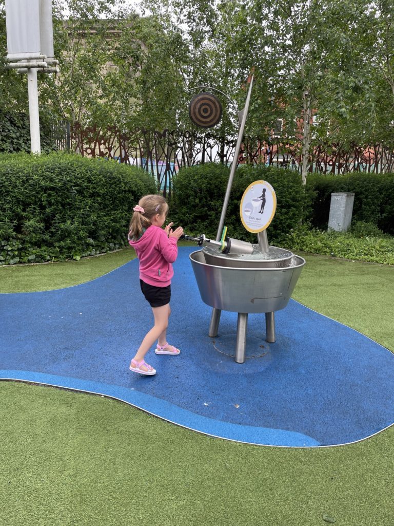 Outdoor science garden at the Think Tank Museum Birmingham