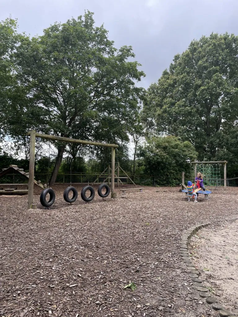 the play park at howletts zoo