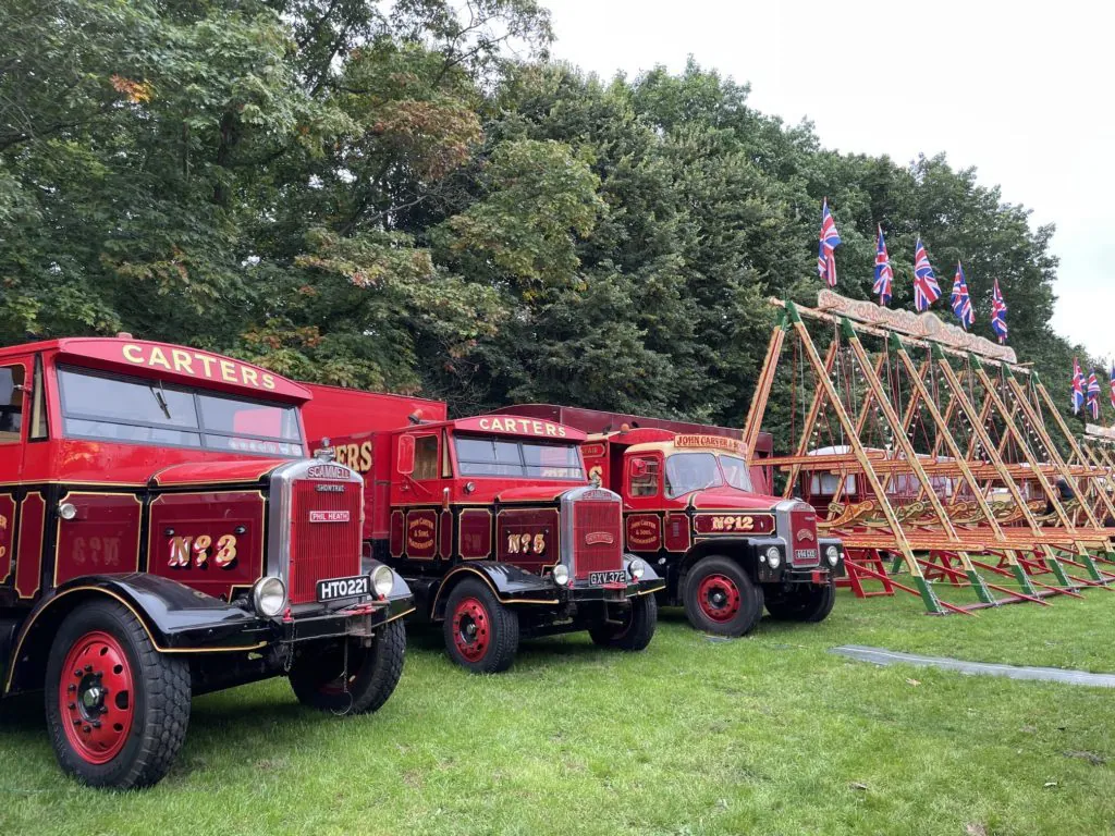 The brilliant swings at the fair 