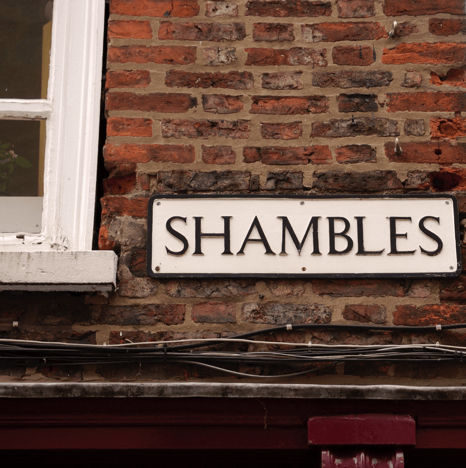 The beautiful York Shambles