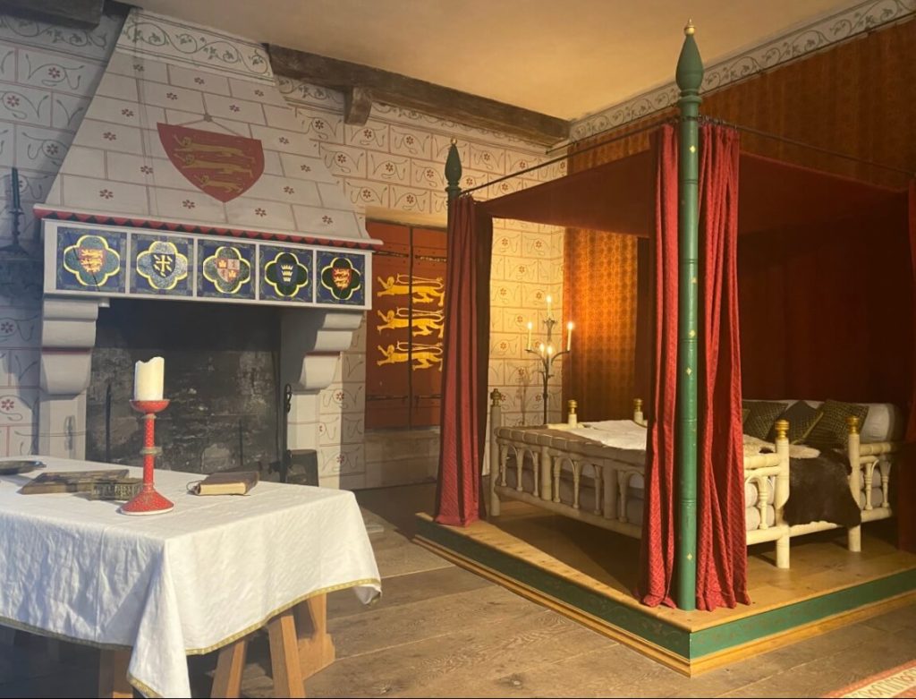 Bedroom in the medieval Palace 