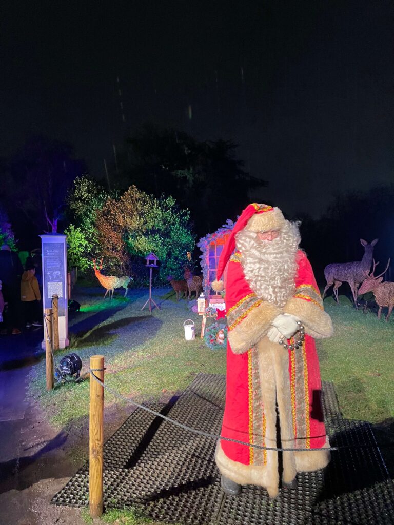 Father Christmas at Christmas at Kew 