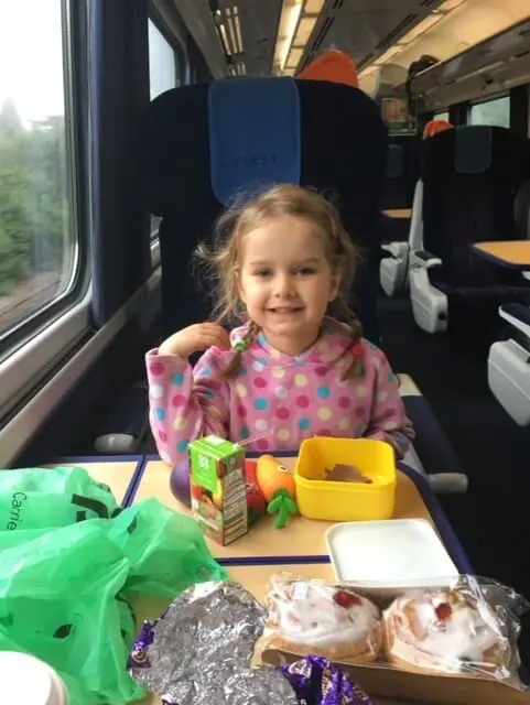 first class train to devon